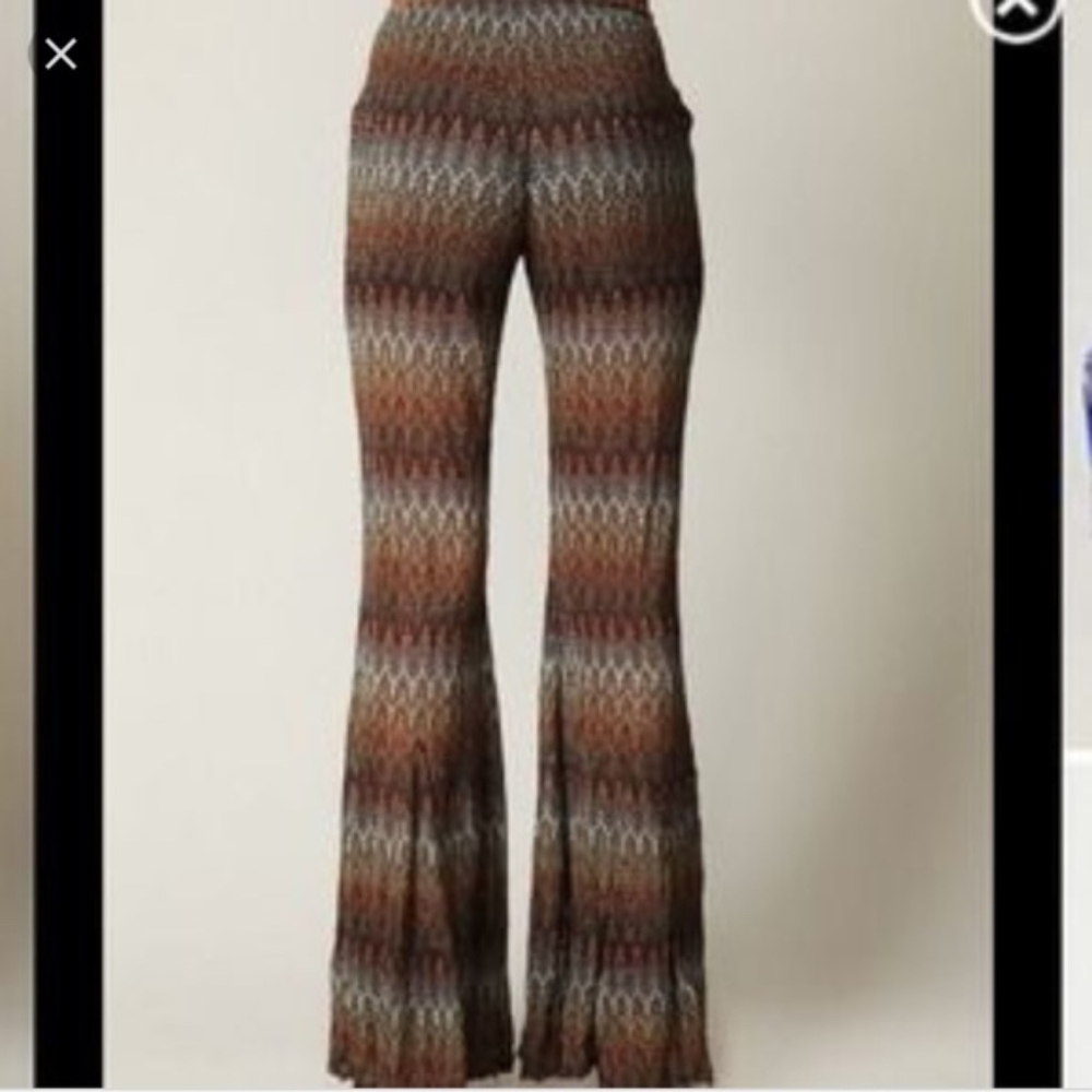 Free People lurex bell Bottoms!
